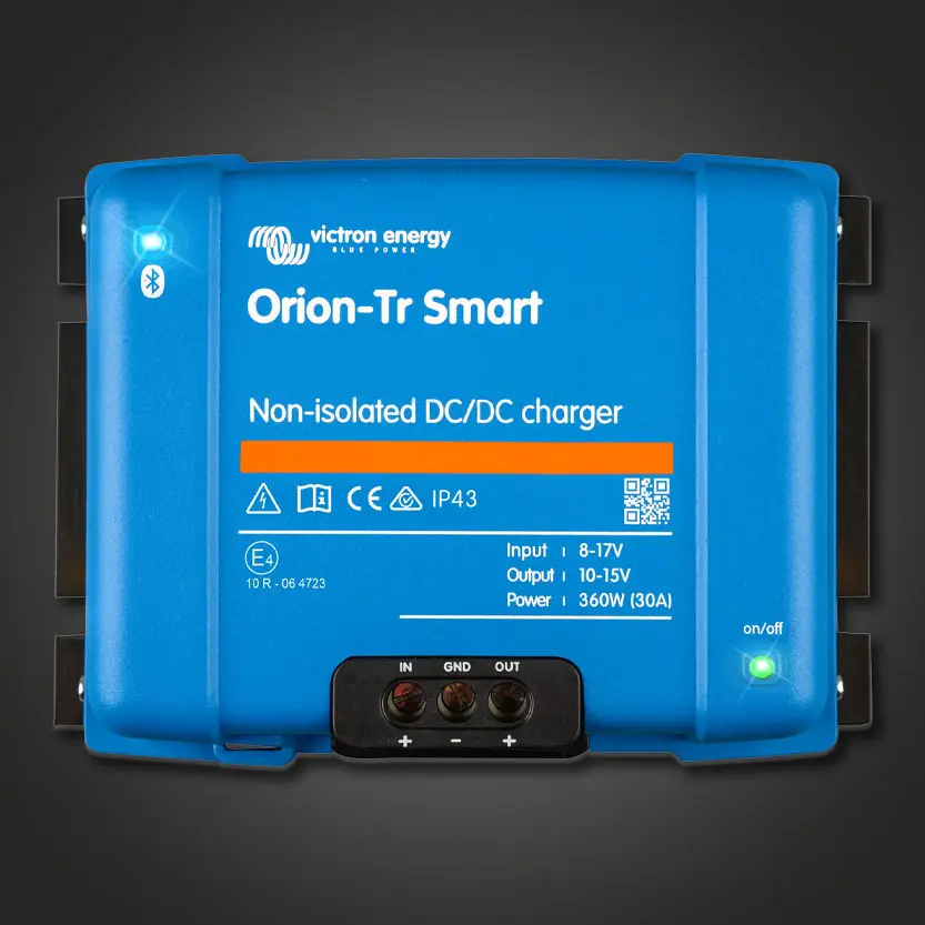 Victron Orion-Tr Smart 12/12-30A (360W) Non-isolated DC-DC charger 