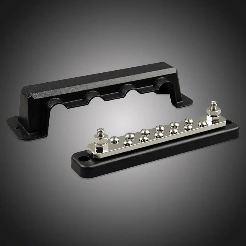 Victron Busbar 250A 2P with 12 screws +cover 