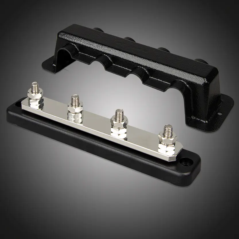 Victron Busbar 250A 2P with 12 screws +cover 