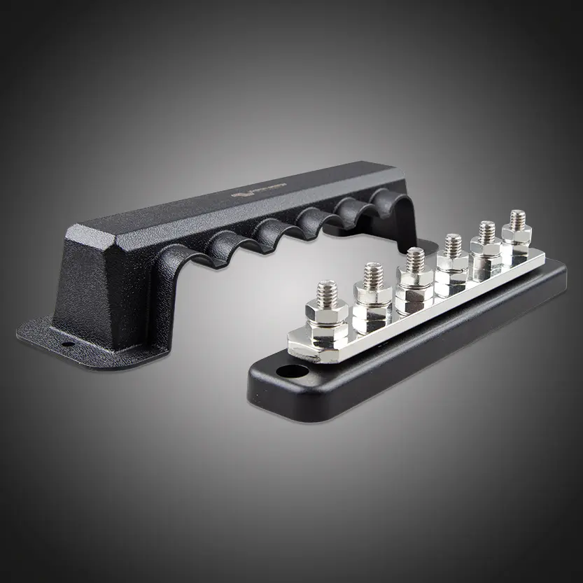 Victron Busbar 250A 2P with 12 screws +cover 