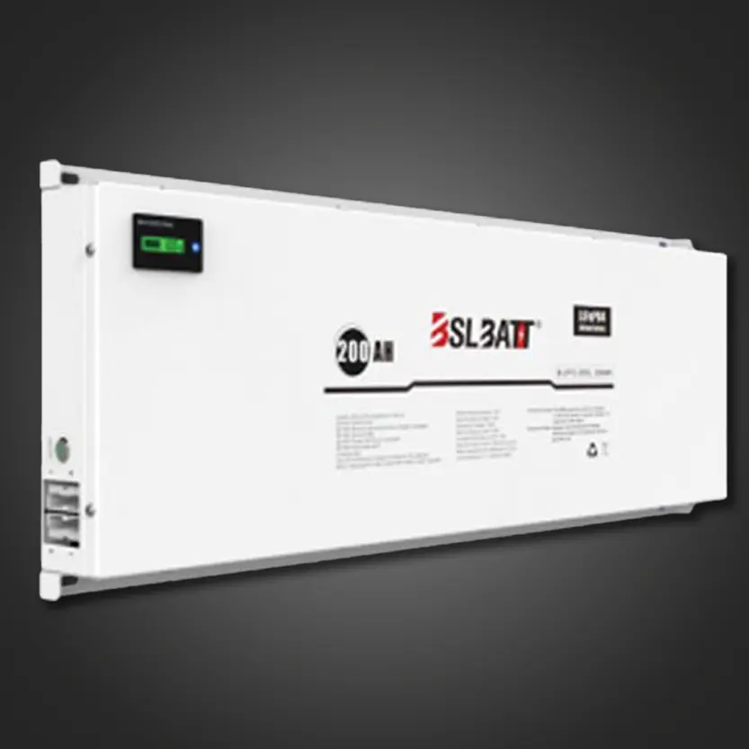 BSL Batt 12V 200Ah LiFePO4 Flat-pack