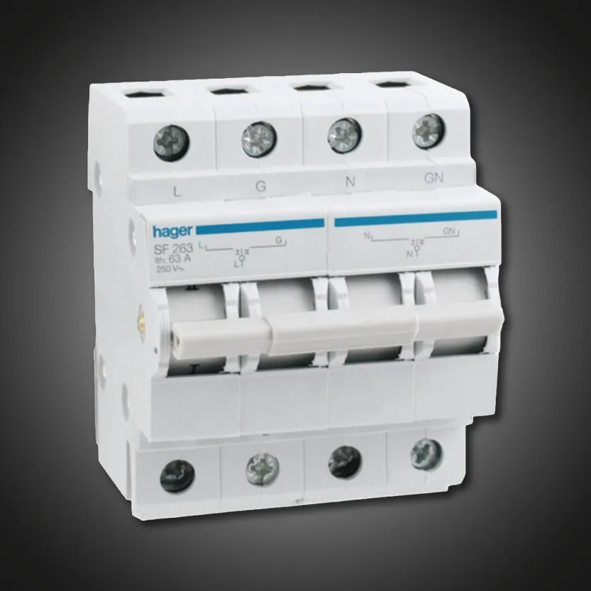 Hager C/O 63A 2P AC Changeover Switch
