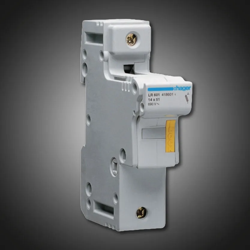 Hager DC 1P Fuse Holder 10x38 CYL